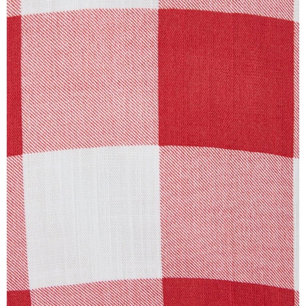 Torrid Red & White Gingham Retro Woven Button-Front Midi Swing Dress 2X 18 20 - Picture 10 of 15